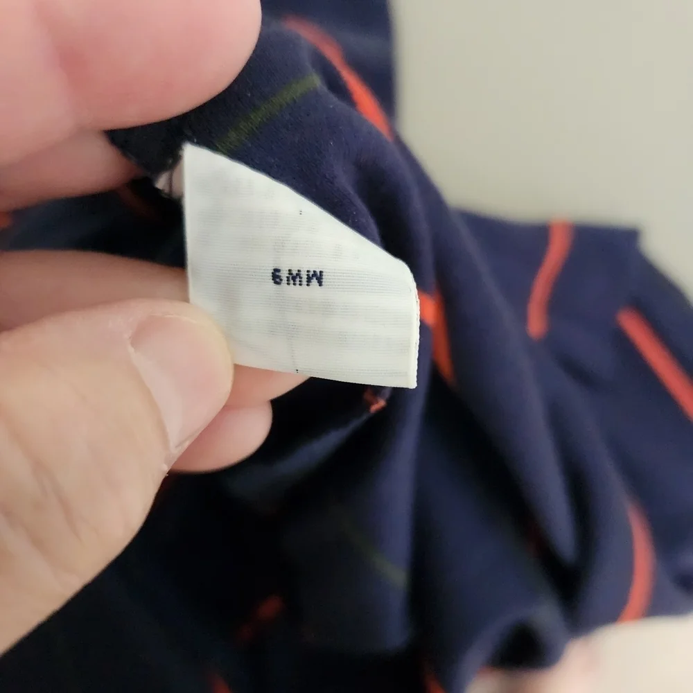Polo by Ralph Lauren Men's Navy Blue Striped Shirt, Sz XXL